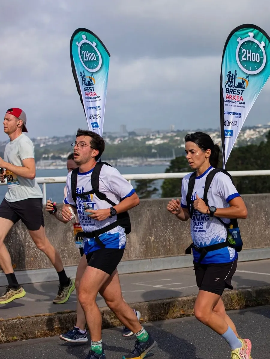 Meneurs d'allure 2h00 sur le parcours du semi-marathon