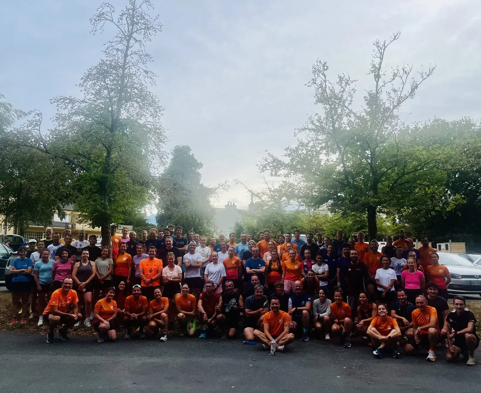 Une séance du soir de Courir sur Brest, plus d'une centaine de coureurs réunis